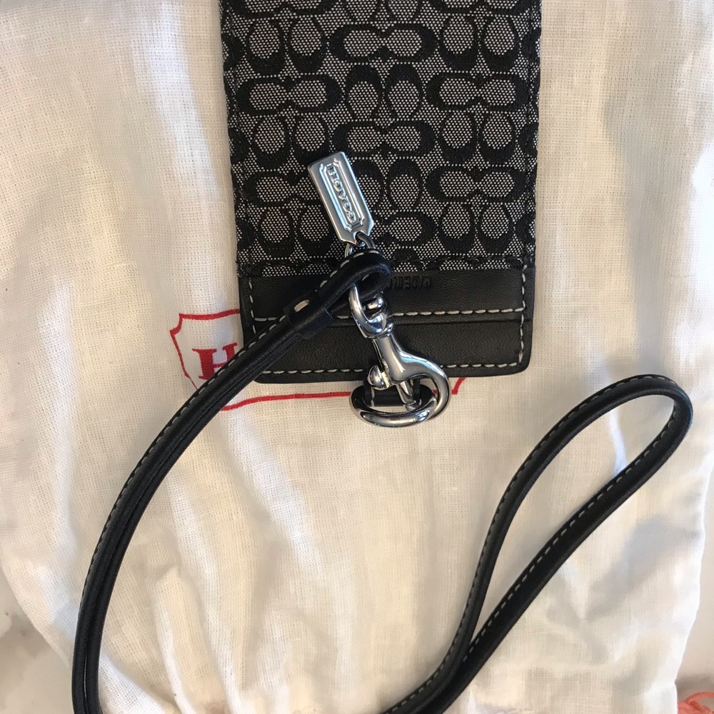 Coach NEW Lanyard Signature Canvas